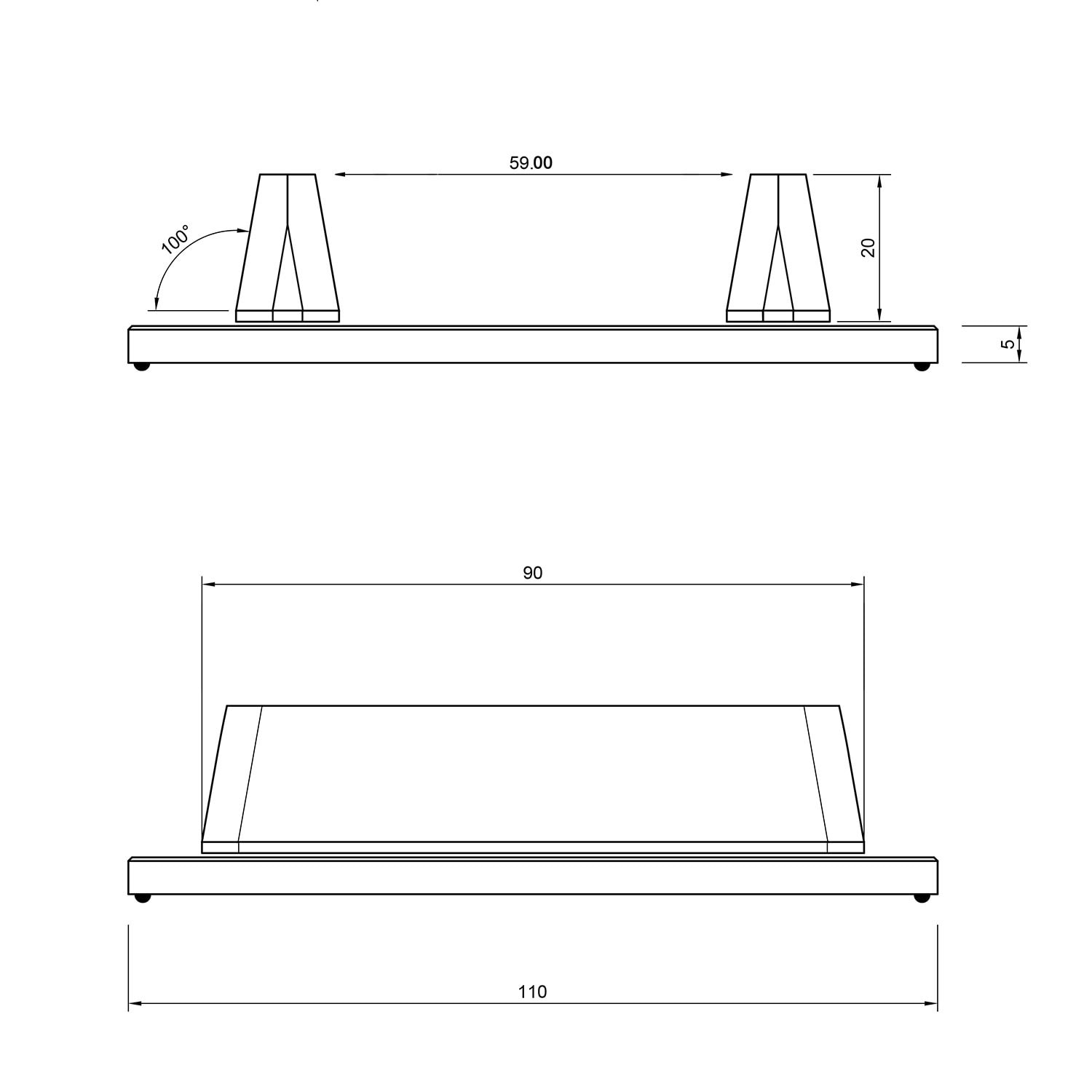 Wheelstopper Vorderradfixierung