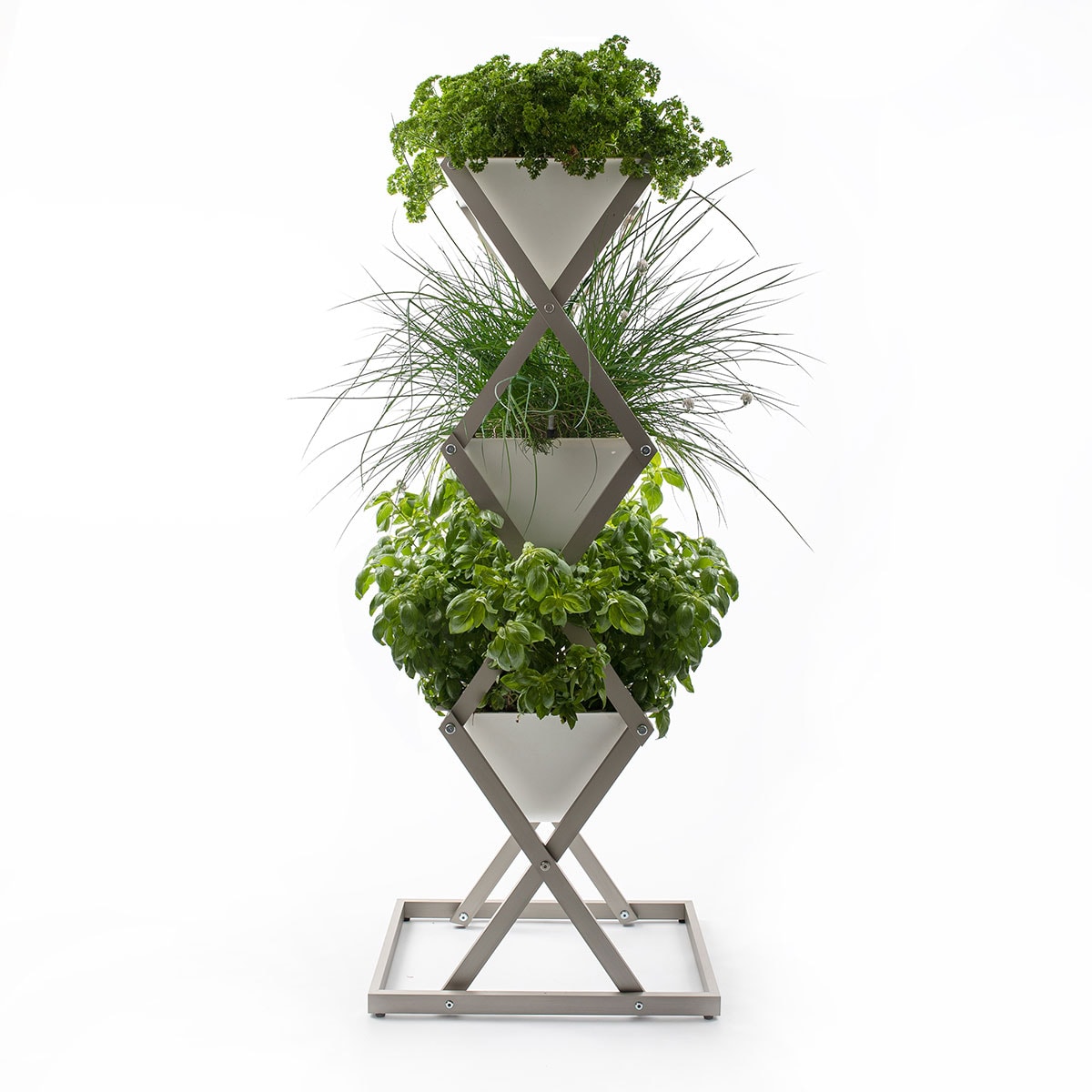 Hochbeet Aluminium Vertikal Kräuterbeet Hochbeet aus Aluminium, Vertikales Kräuterbeet