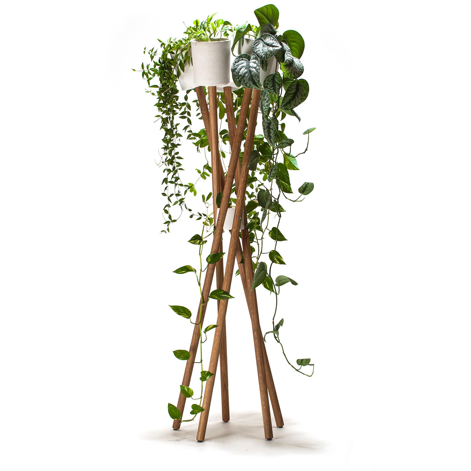 'Hochgarten' white Plant Stand for Indoor Plants
