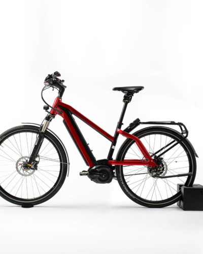 Riese Und Müller black bike stand shop