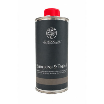 Bangkirai and teak oil for black locust wood