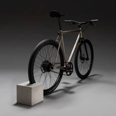 concrete bicycle stand